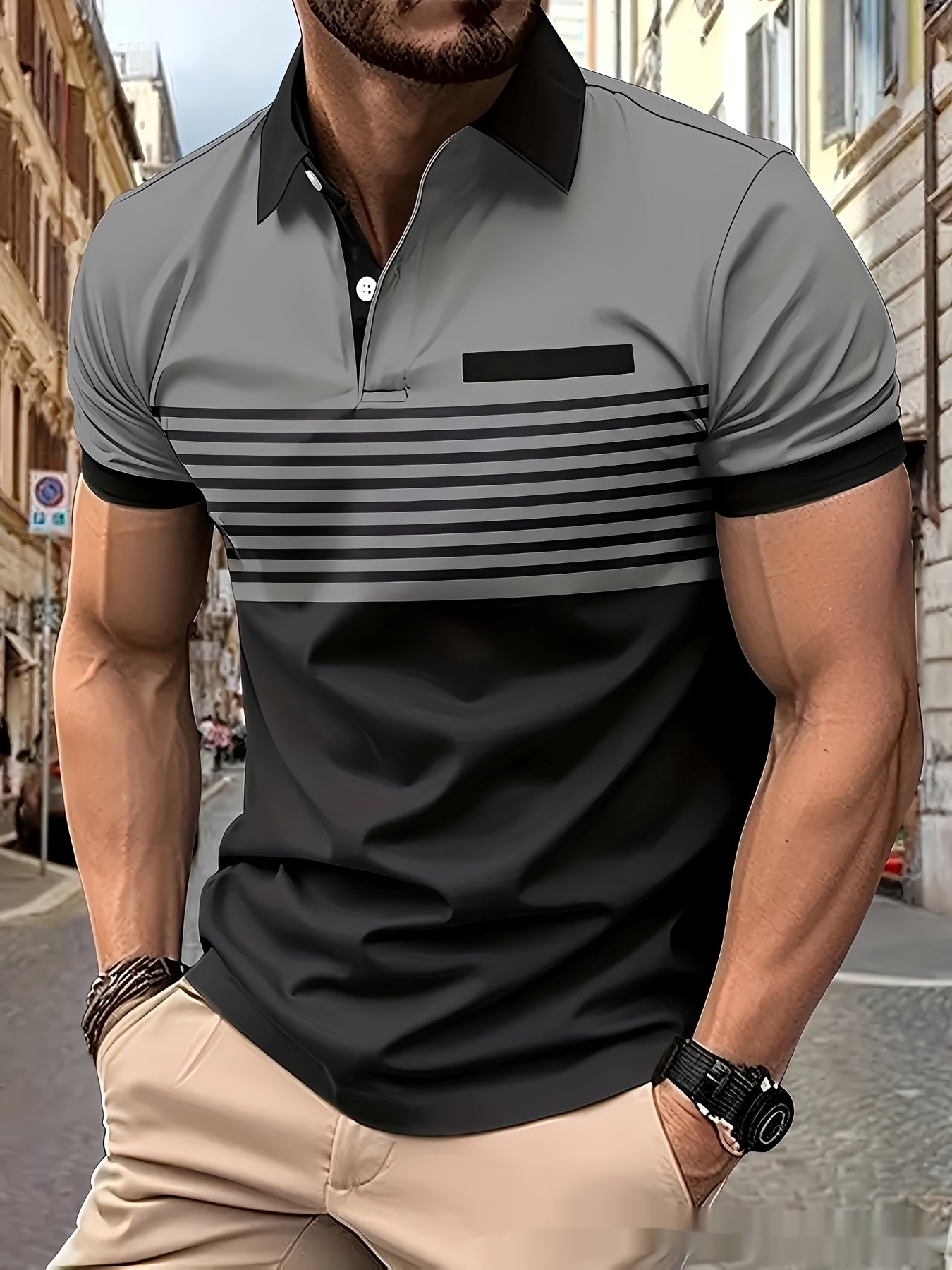 Thomas - Elegantes, schmal geschnittenes Poloshirt für Herren
