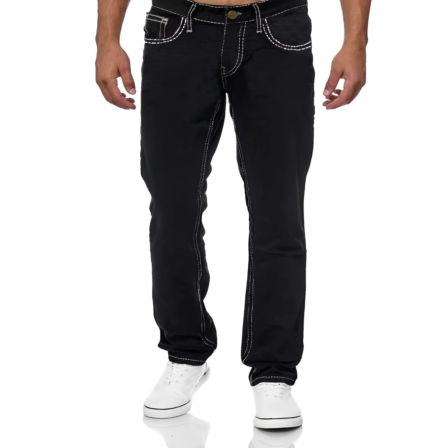 Stefan - Legere, gerade geschnittene Stretchjeans für Herren