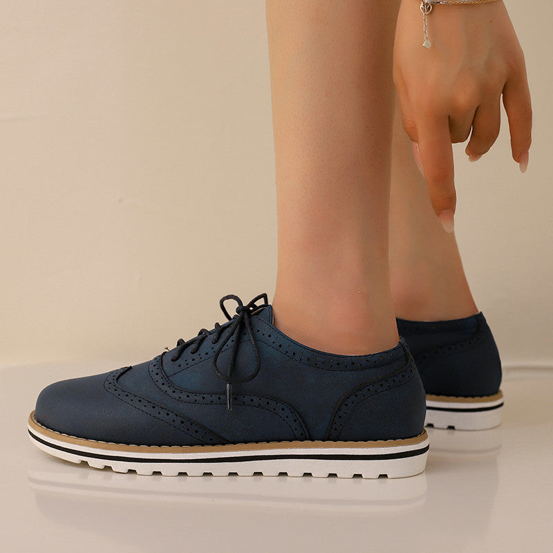 Sloane - Oxford-Schnürschuhe mit Ausschnitt