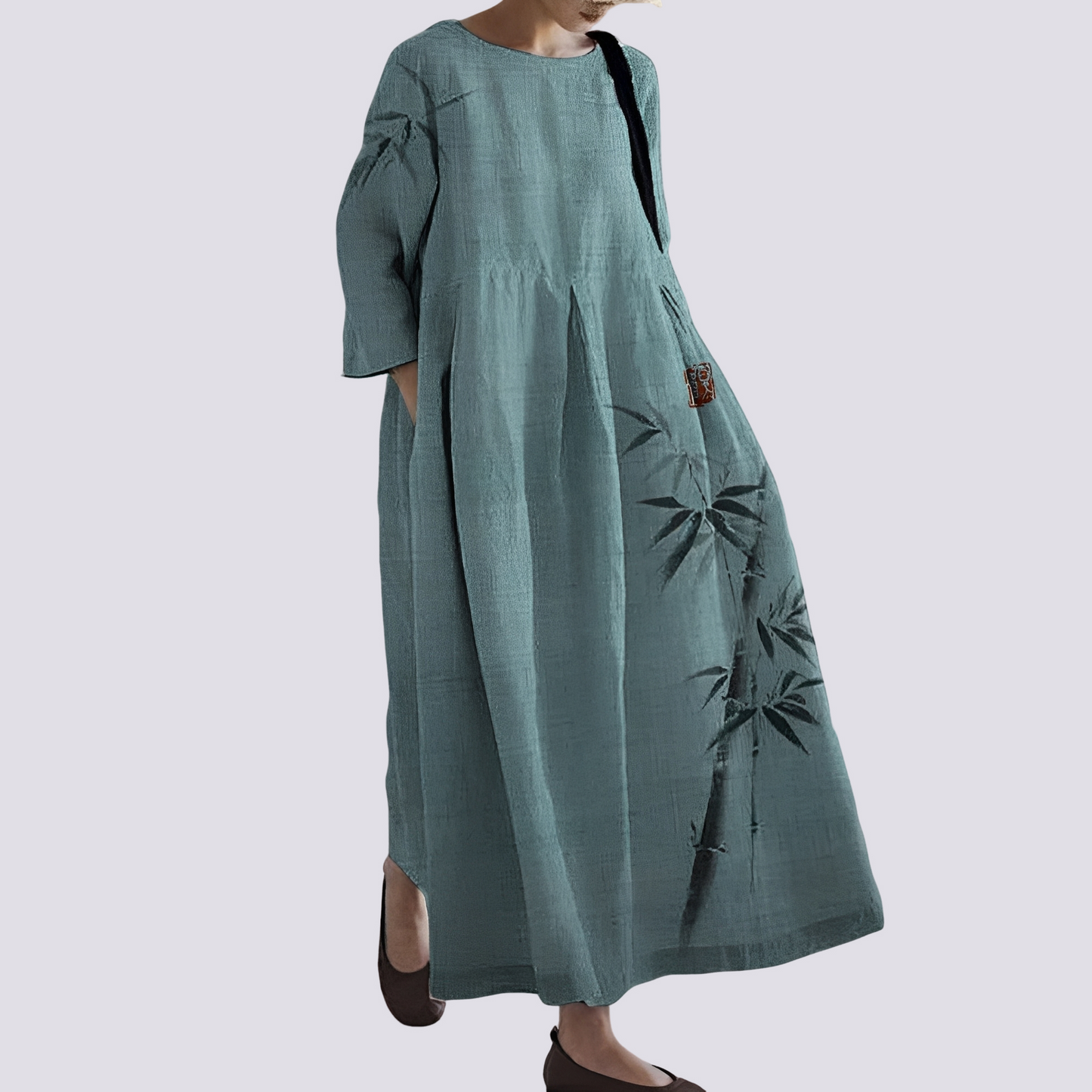 Veronica - Weites Damenkleid mit Taschen