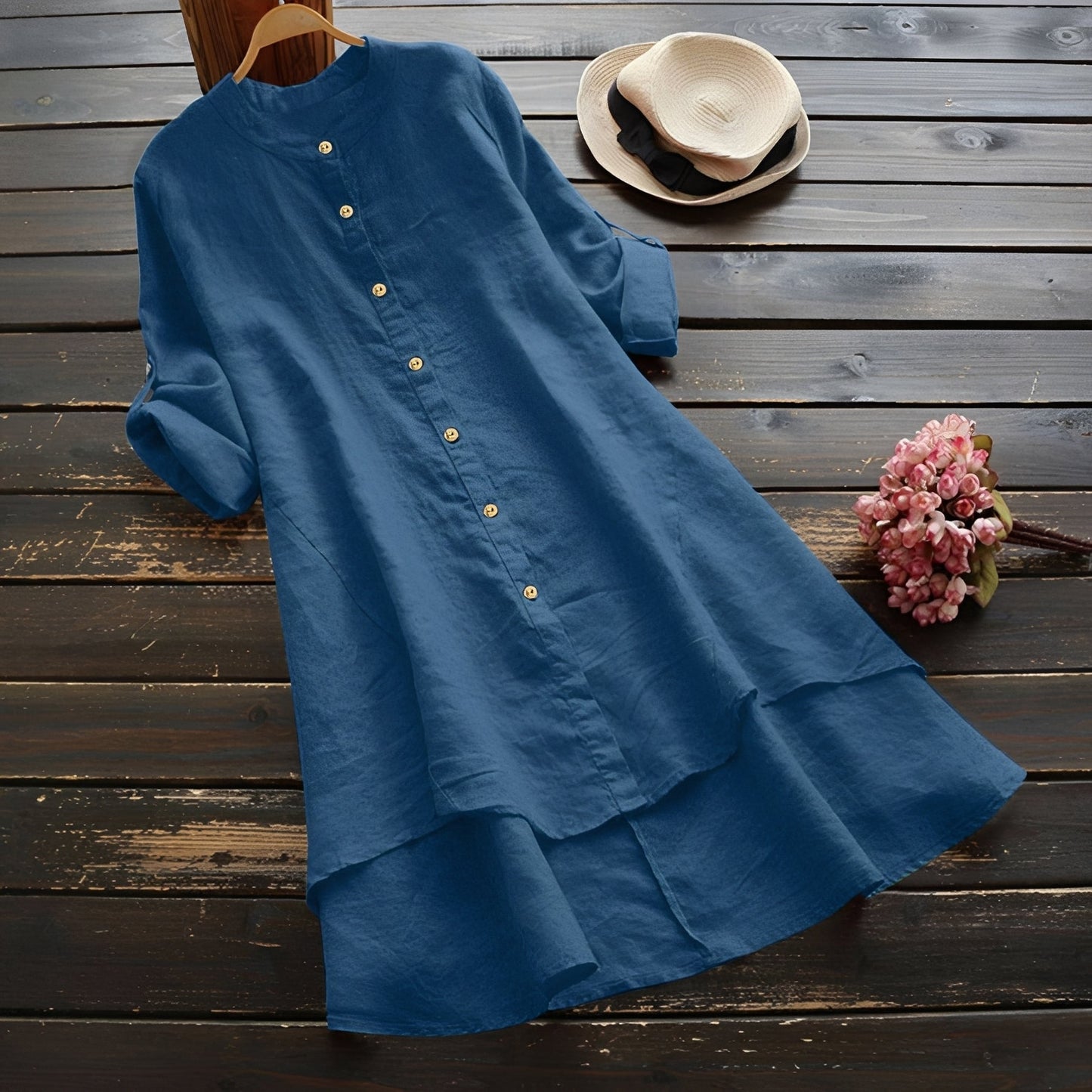 Mildred - Schickes Kleid mit Knöpfen
