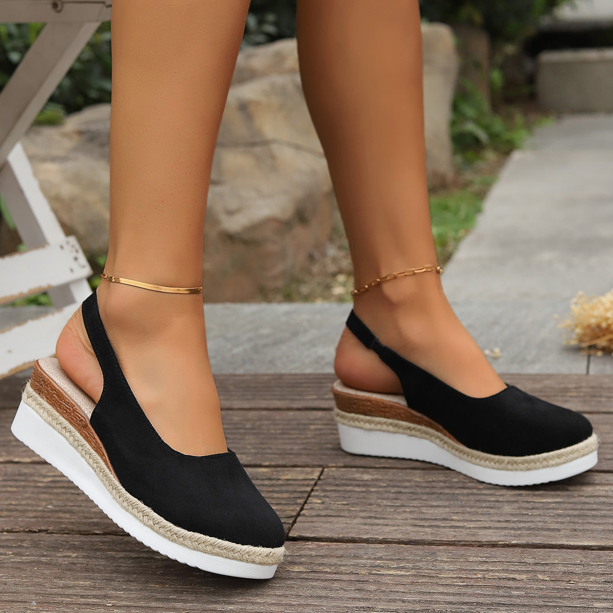 Cindy - Stilvolle Plattform-Sandalen