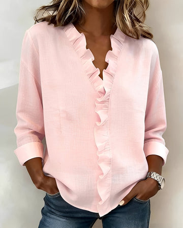 Samia - Schicke Bluse mit langen Ärmeln