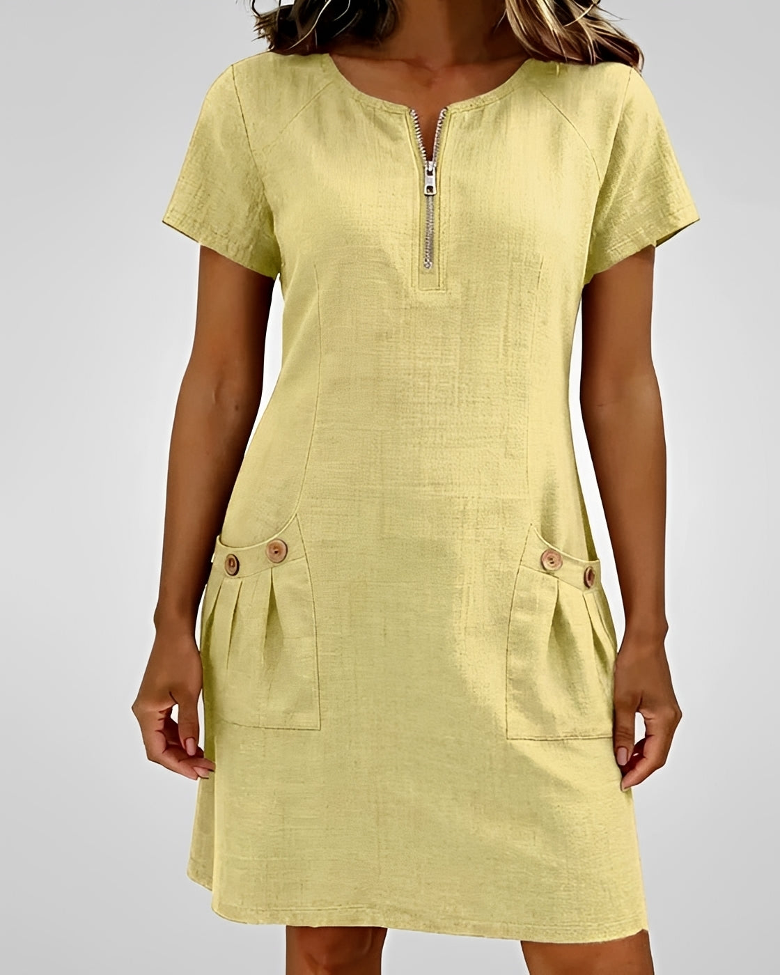 Emelia - Stilvolles Kleid mit Reißverschluss