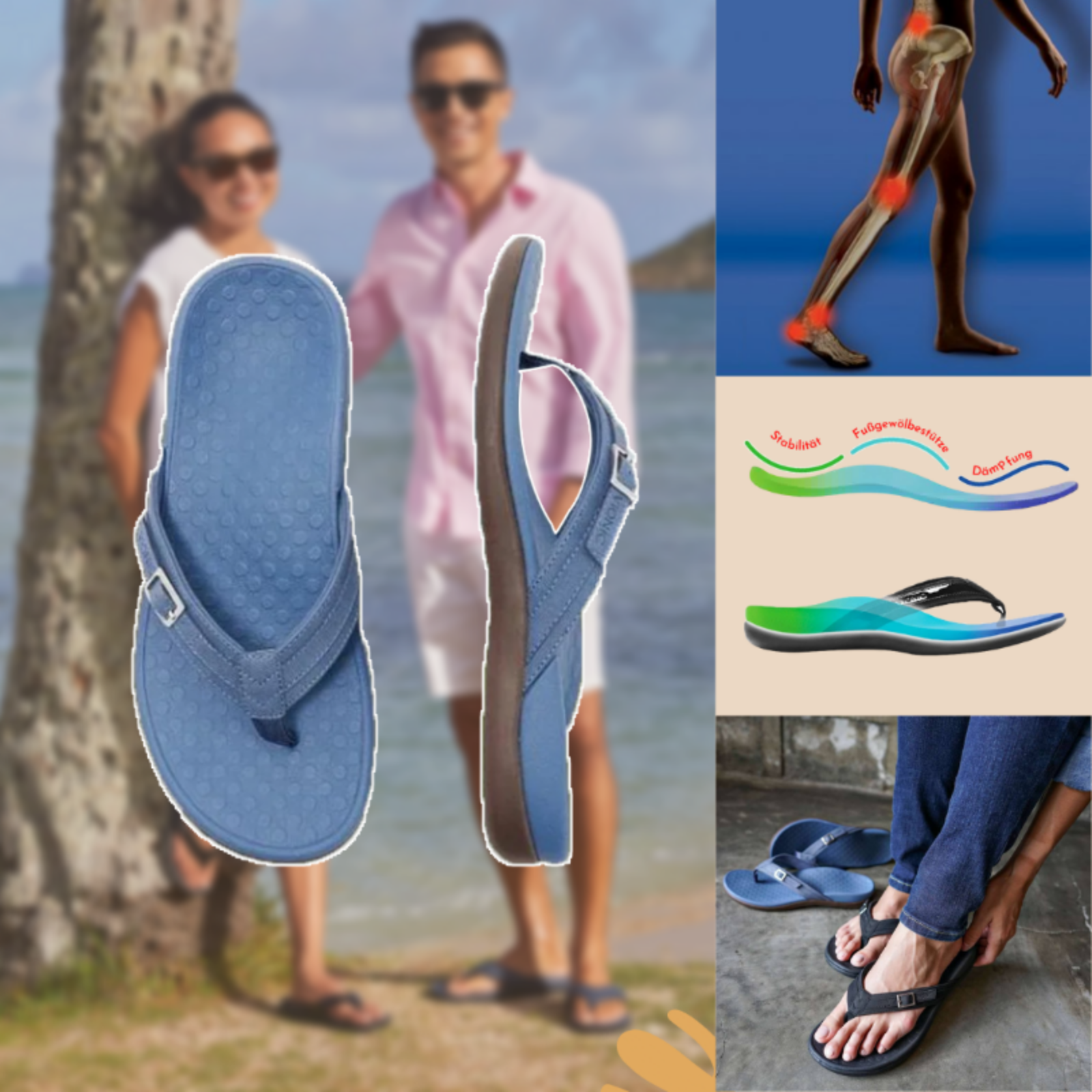 Daisy - Orthopädische Sommer-Sandalen für Damen