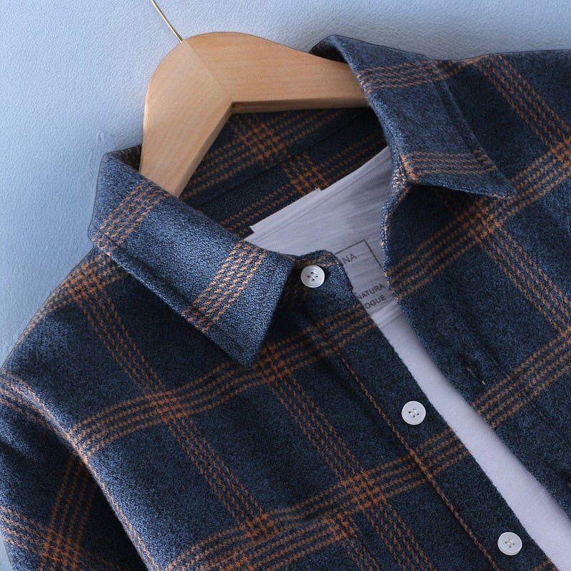 Brent - Kariertes Button-Down-Hemd für den ganzen Tag