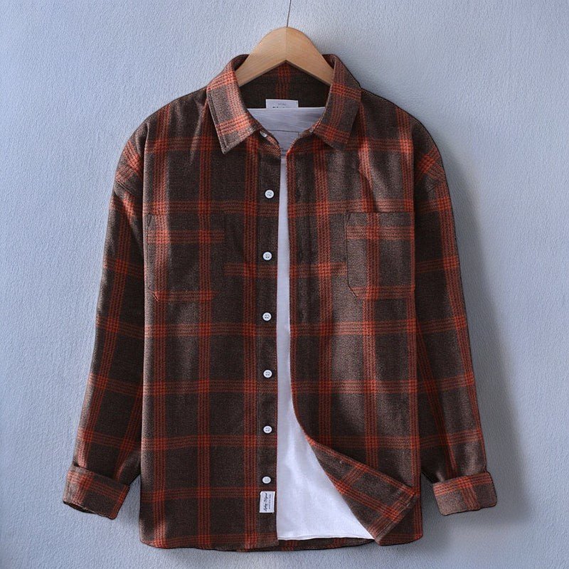 Brent - Kariertes Button-Down-Hemd für den ganzen Tag